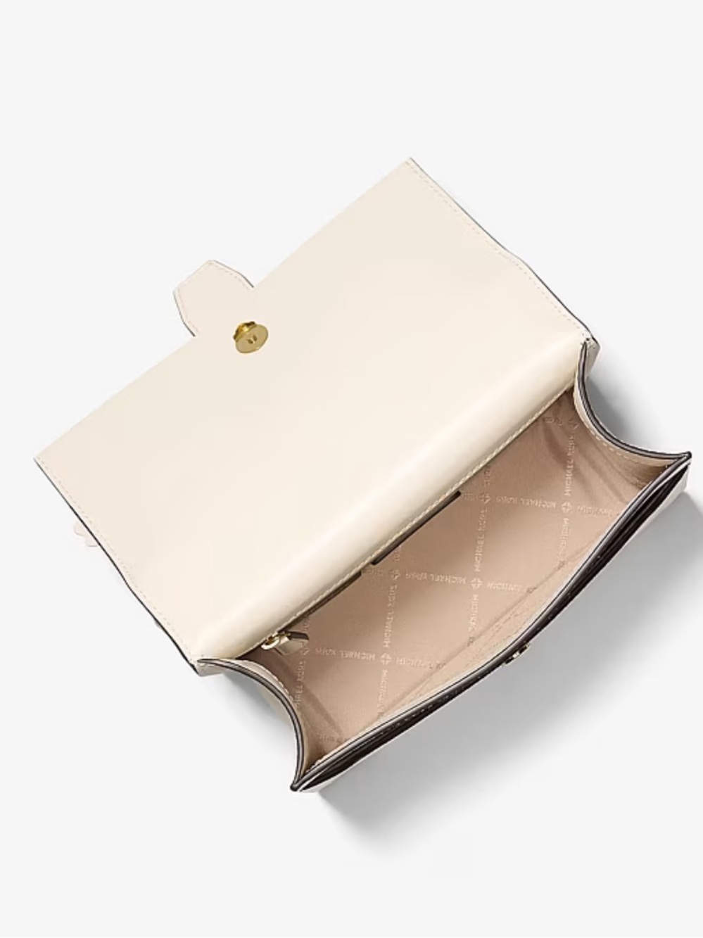 MICHAEL KORS Greenwich Small Embellished Crossbody Bag
Light Cream Multi 
NWT - Picture 2 of 16